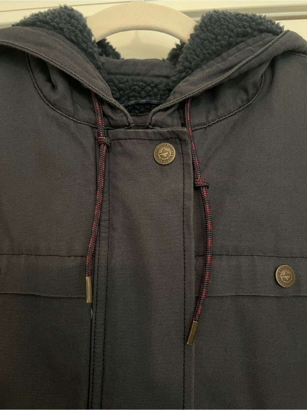 Patagonia Women’s Prarie Dawn Insulated Fleece-Lined Parka Smolder Blue Medium - Picture 4 of 9
